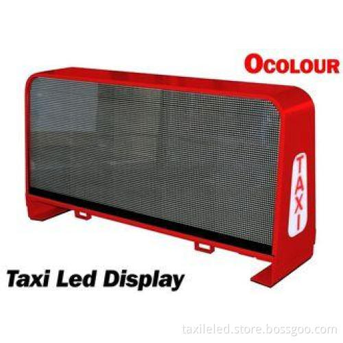5 mm Full Color Advertising Waterproof Taxi Led Display For